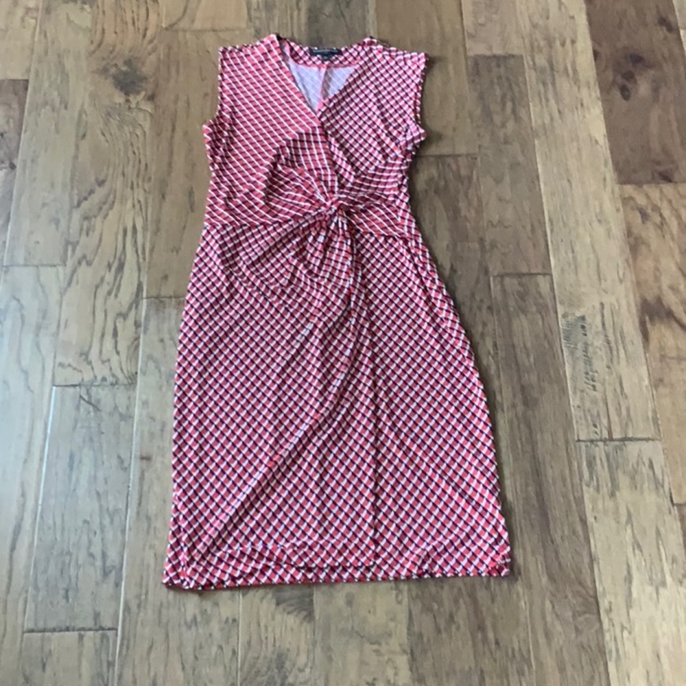 BR factory dress with geometric pattern